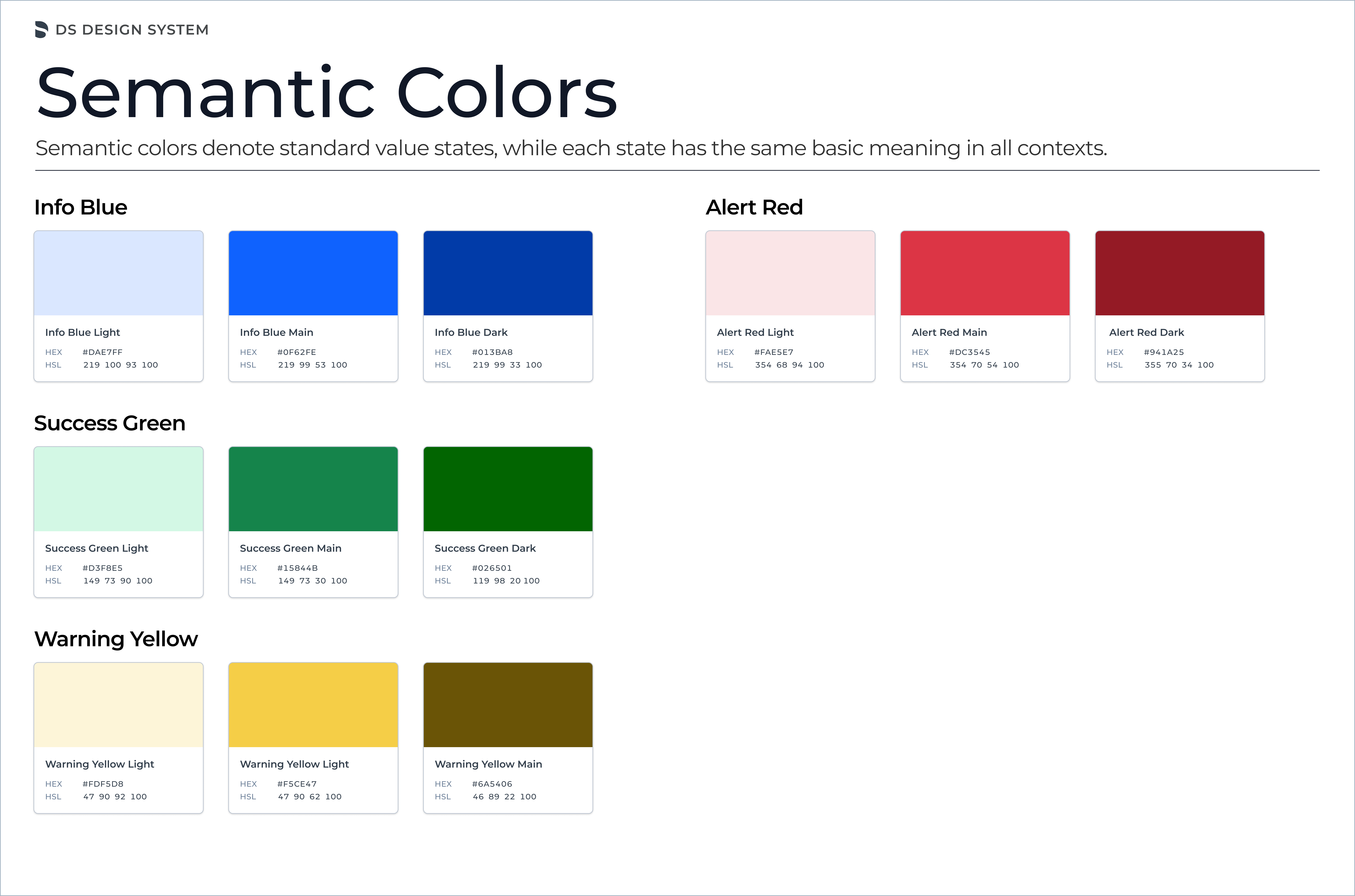 Dentsply Sirona semantic colors